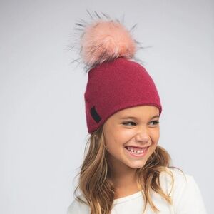 Dark Pink/Fuchsia Beanie by B.B. Sheep Cashmere NEW